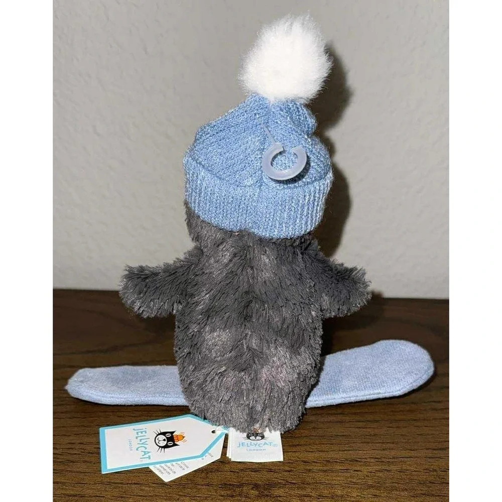 Jellycat Peanut Penguin Snowboarding Small Plush Stuffed Animal AUTHENTIC US NWT